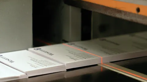 Print services business cards