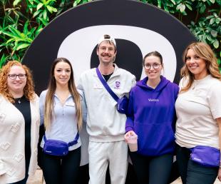 Bookstore team at lululemon event